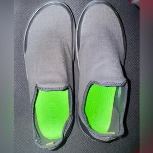 Black OOFOS OOMG EEZEE
LOW SHOE WOMEN'S Slip-On Shoes W11 Excellent Condition